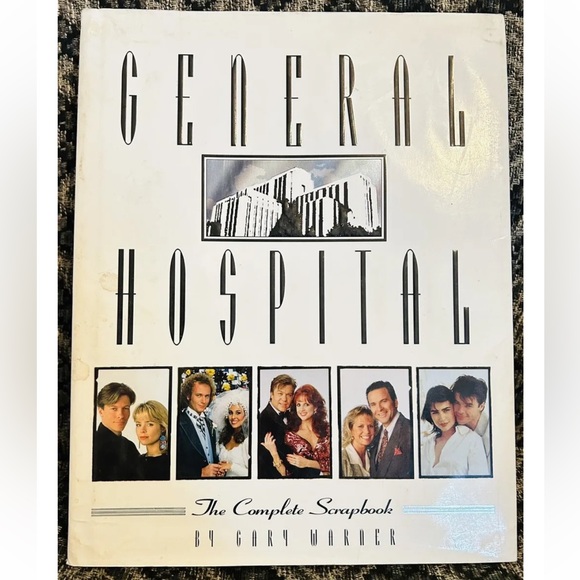 **Great Gift** General Hospital-The Complete Scrapbook-Gary Warner-1995-Used-Vtg - Picture 1 of 16